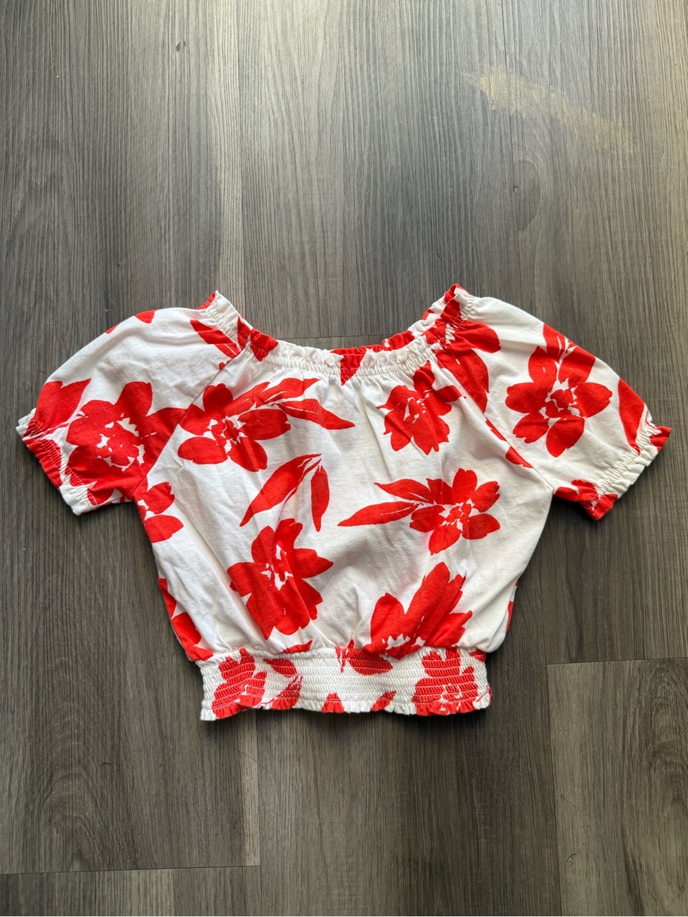 Carter’s Floral Cotton Smocked Top